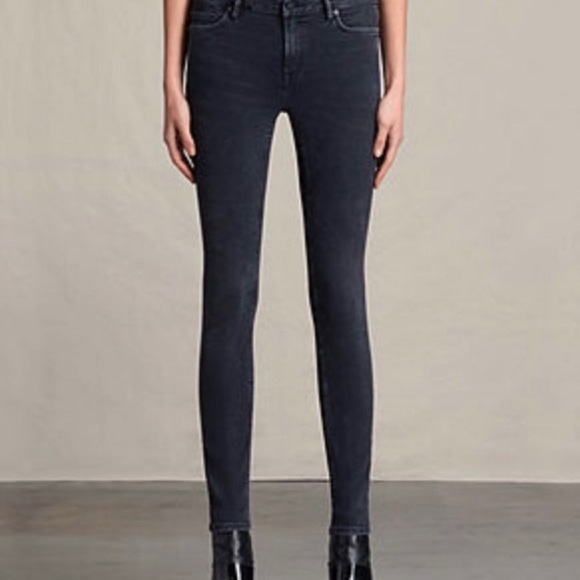 All Saints Huko Pipe Skinny Jeans - Picture 2 of 7